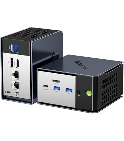 GMKtec K6 AMD Ryzen ミニPC GMKtec Mini Gaming PC, K6 AMD Ryzen 7 7840HS Dual NIC LAN 2.5Gbps